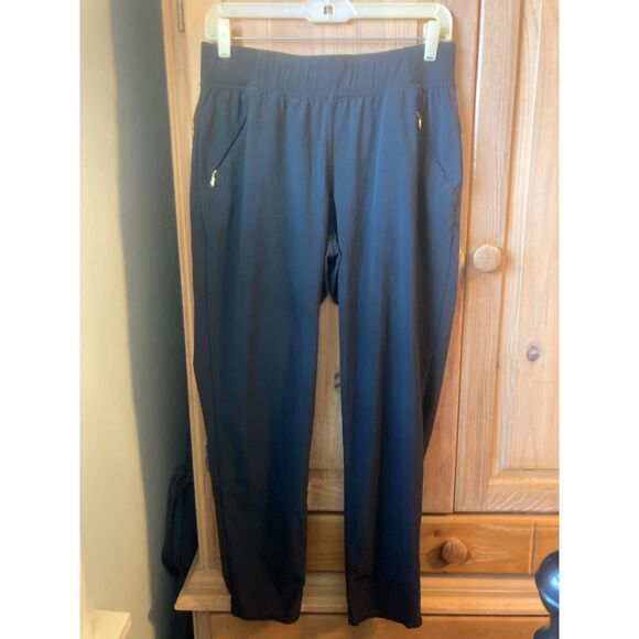 Lilly Pulitzer Luxletic 28 Run Around Pant/joggers elastic waist, black, Medium - Picture 2 of 7